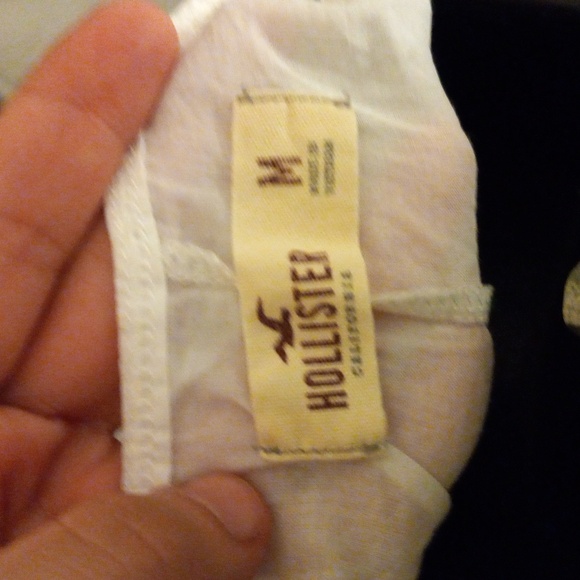 Hollister White Camisole with Lace Front - Picture 2 of 4